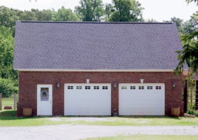 Multi-door garage built by MasterCraft Construction