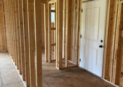 Complete shell home build out by MasterCraft Construction showing start-to-finish progress
