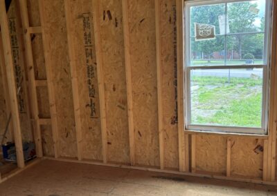 Complete shell home build out by MasterCraft Construction showing start-to-finish progress