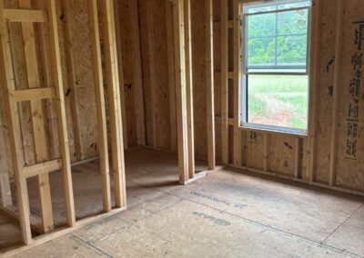 Complete shell home build out by MasterCraft Construction showing start-to-finish progress