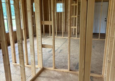 Complete shell home build out by MasterCraft Construction showing start-to-finish progress