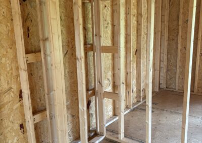 Complete shell home build out by MasterCraft Construction showing start-to-finish progress