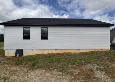 Complete shell home build out by MasterCraft Construction showing start-to-finish progress