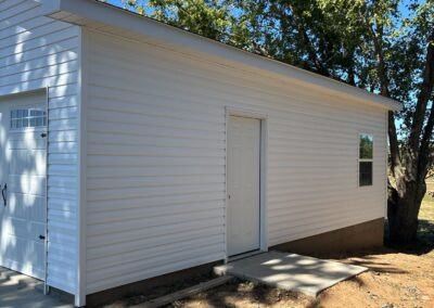 Multi-door garage built by MasterCraft Construction